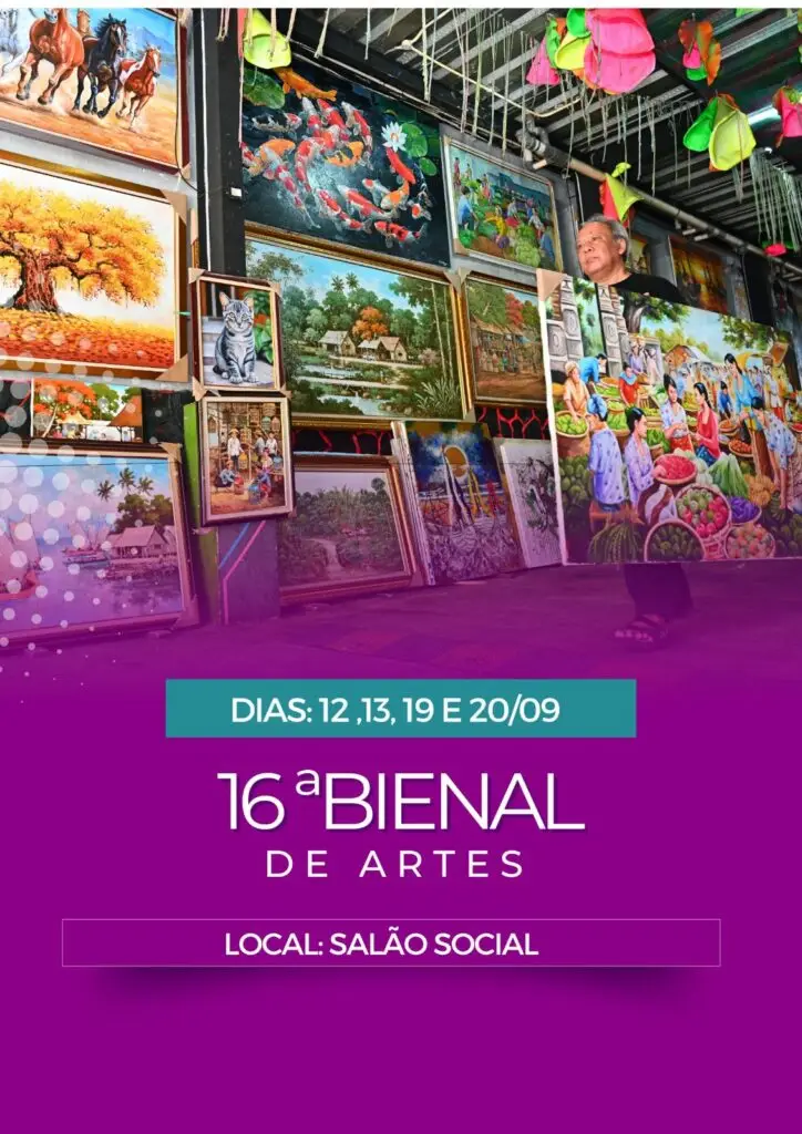 Cartaz do evento Bienal de Artes