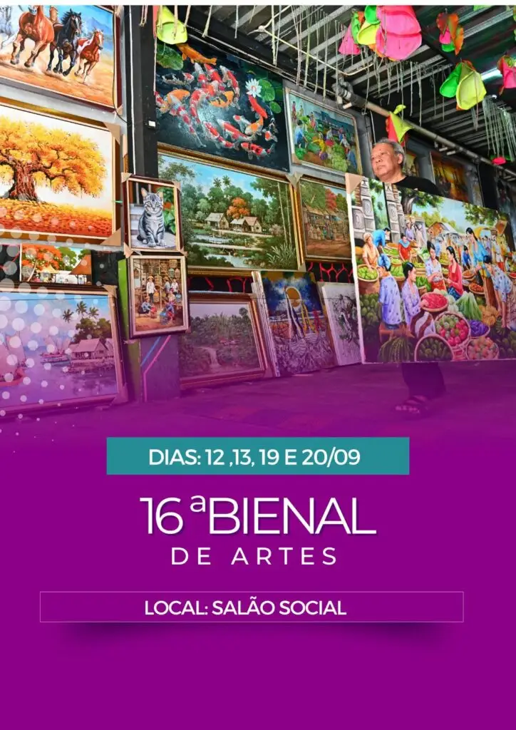 Cartaz do evento Bienal de Artes
