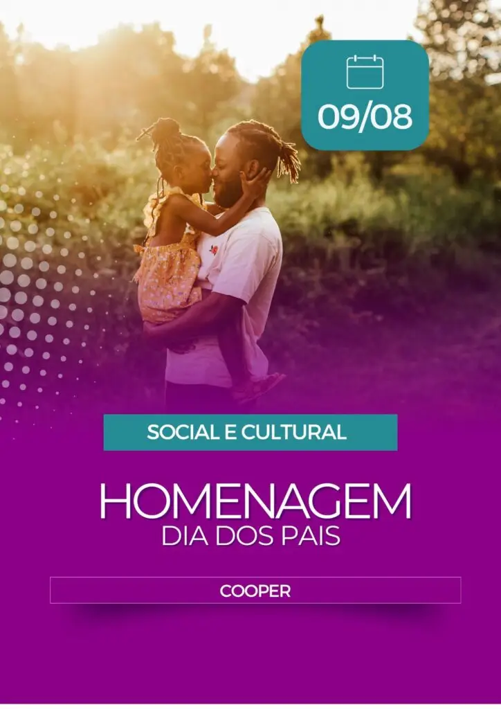 Cartaz do evento Homenagem ao Dia dos Pais