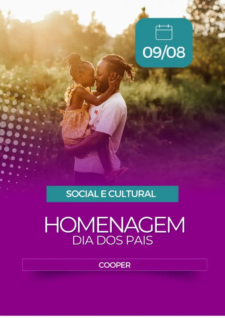Cartaz do evento Homenagem ao Dia dos Pais